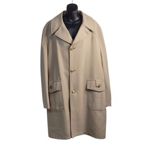 Best Coat Company Season Mates All Weather Men's Beige/Tan Trench Coat Size L